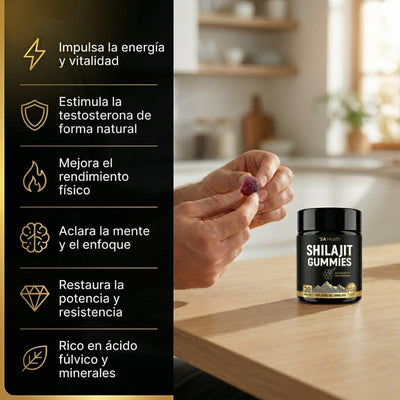 Gummies de Shilajit Puro - Nueva fórmula
