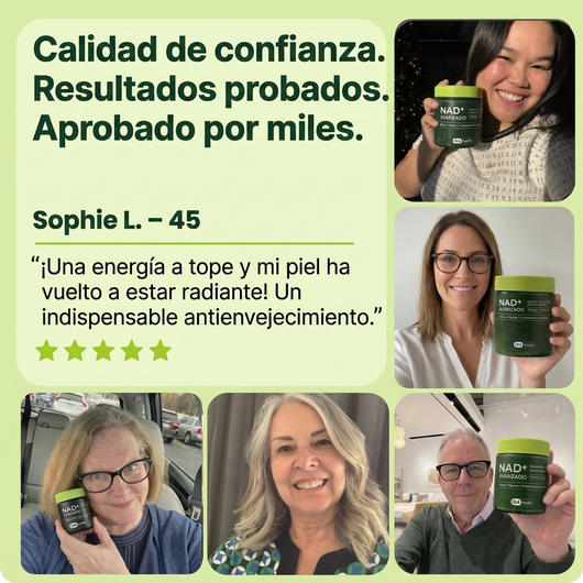 NAD+ Cápsulas | Fórmula Antiedad