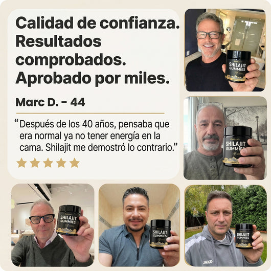 Gummies de Shilajit Puro - Nueva fórmula