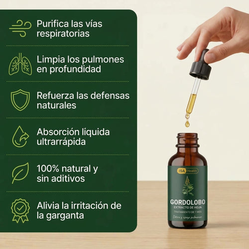 Extracto puro de gordolobo | Fórmula para la desintoxicación pulmonar