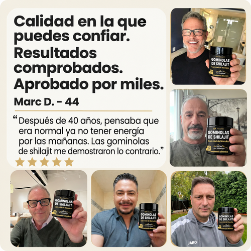 Gominolas de Shilajit Puro | Nueva fórmula