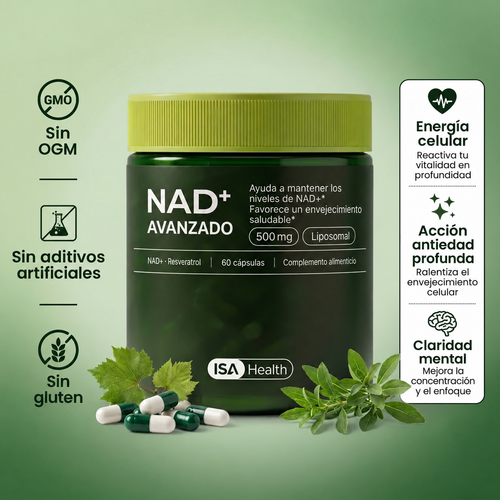 NAD+ Cápsulas | Fórmula Antiedad