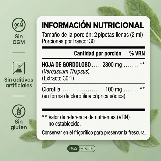 Extracto puro de gordolobo | Fórmula para la desintoxicación pulmonar