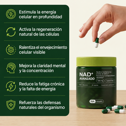NAD+ Cápsulas | Fórmula Antiedad